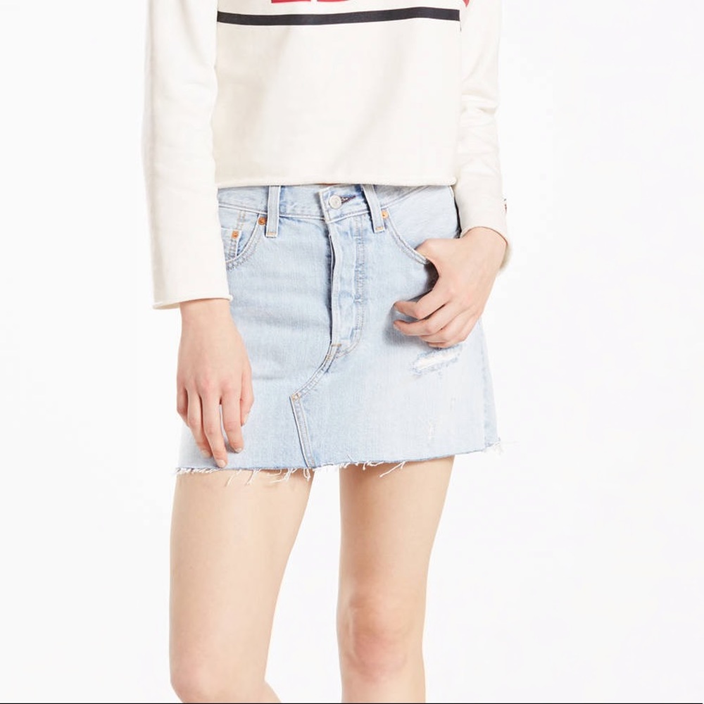 Levi’s Deconstructed Skirt
